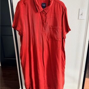 GAP Women's Rust Shirt Dress